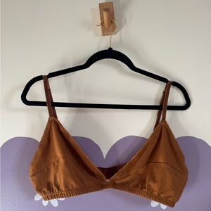 ARQ brown bralette size 3X NWOT